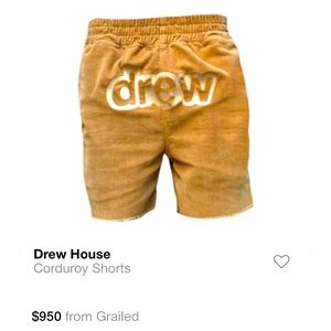 NWT DREWHOUSE EXTREMELY RARE CORDUROY SHORTS XS